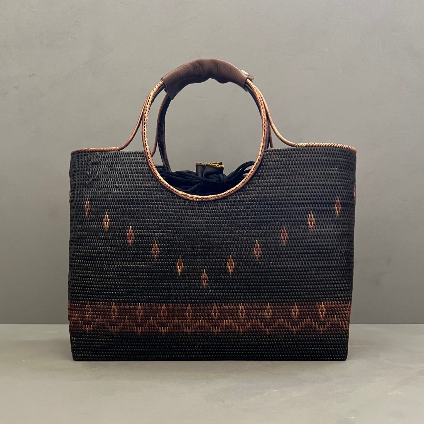 ルアブラウン クラフトハンドバッグ HB2401