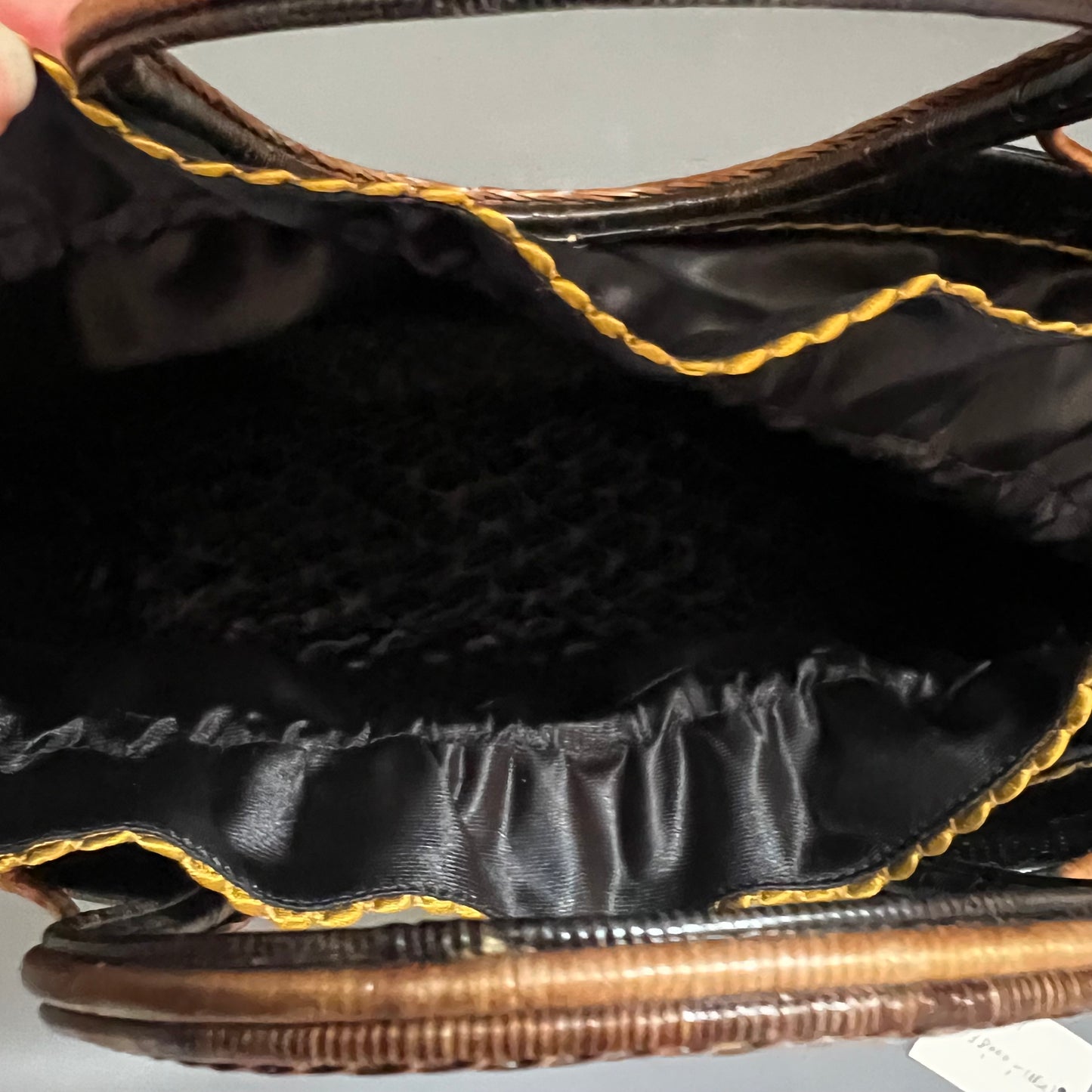 ルアブラウン クラフトハンドバッグ HB2401