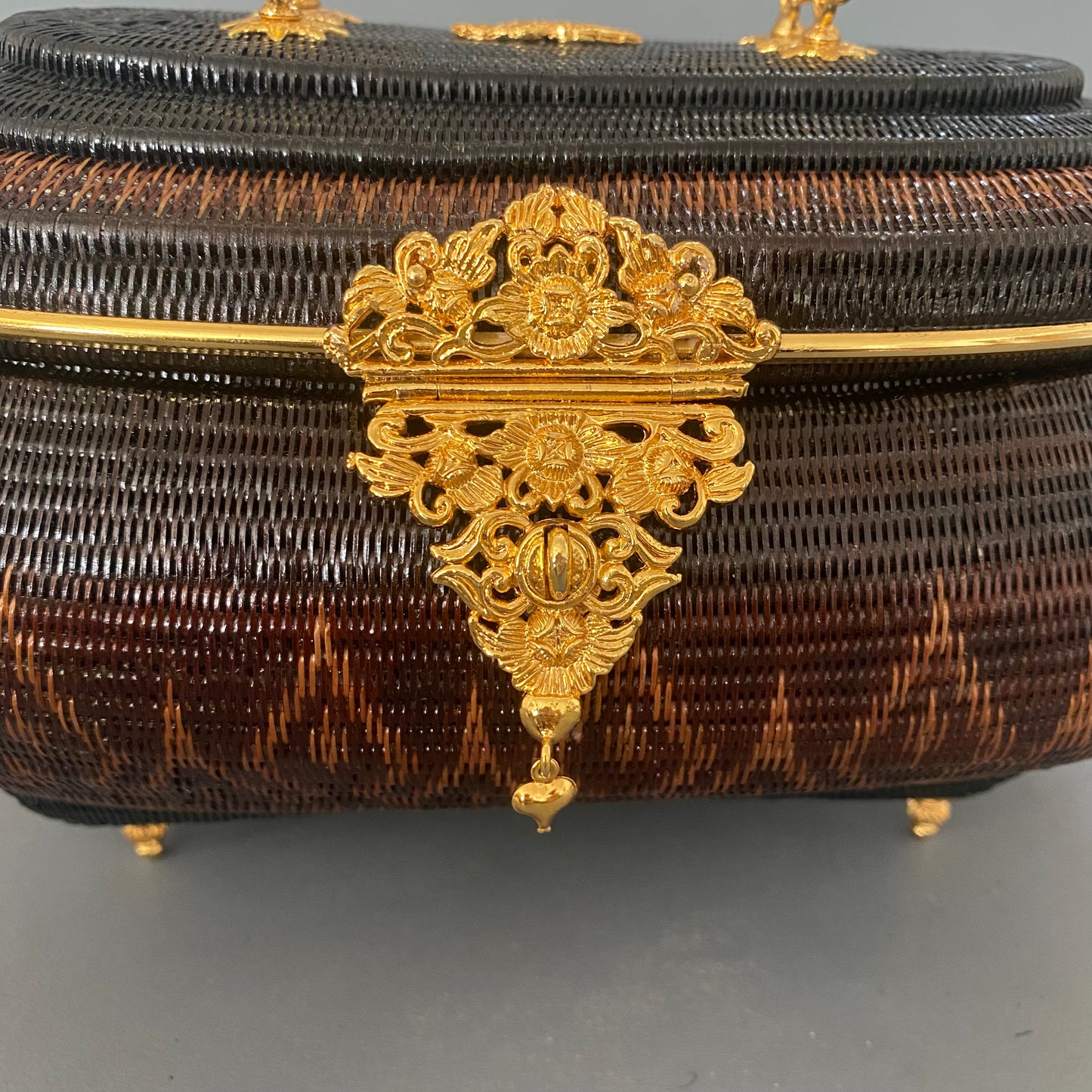 Chrome black gold bag GR2312