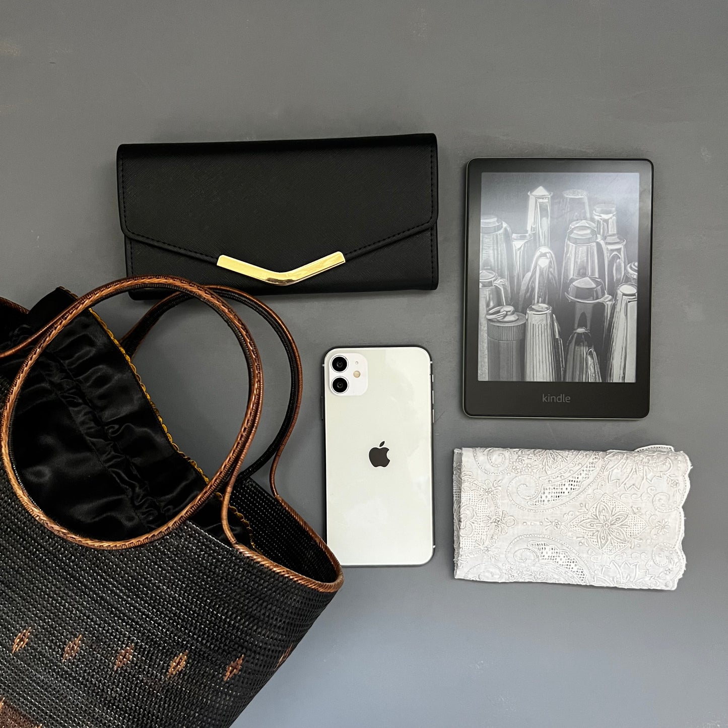 ルアブラウン クラフトハンドバッグ HB2401