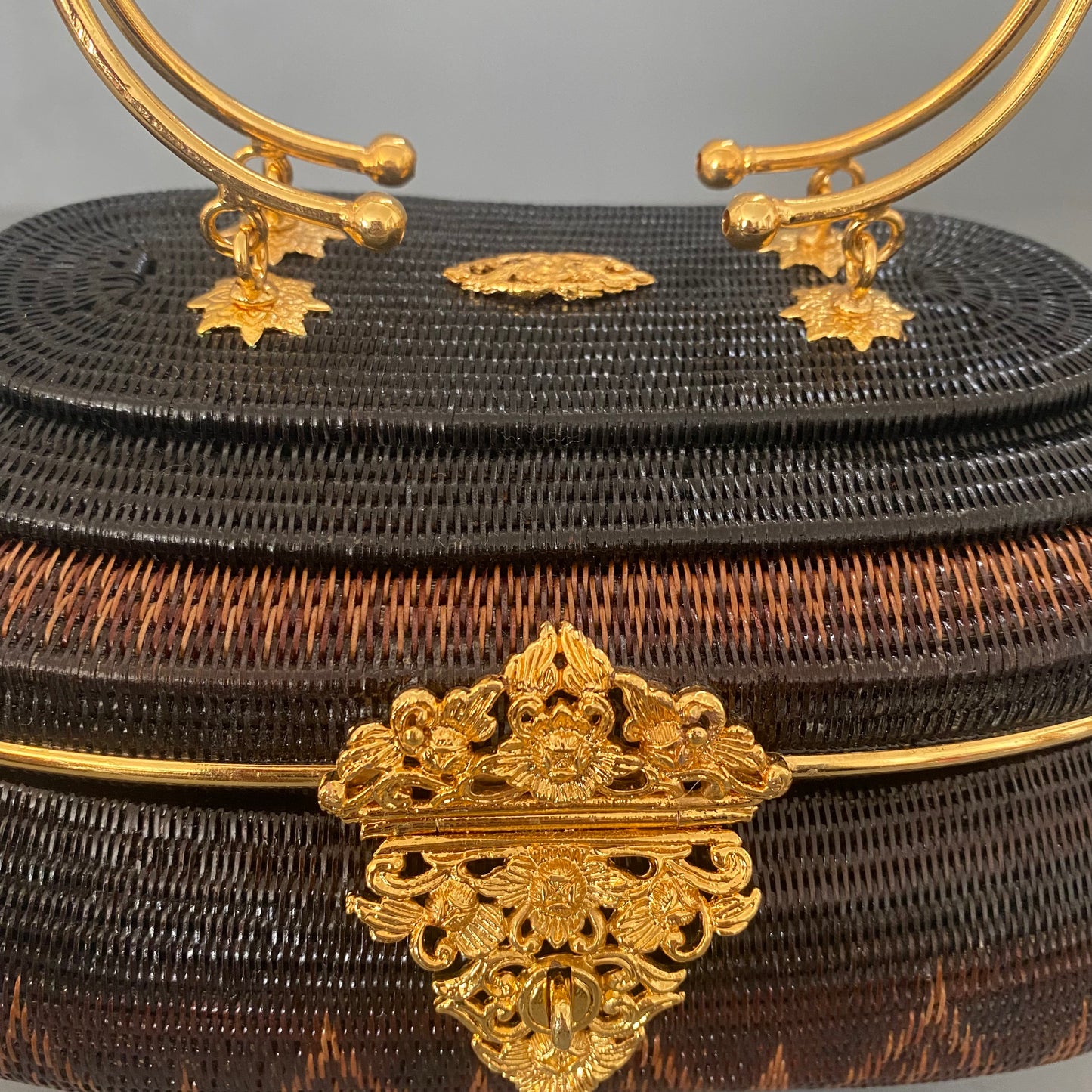 Chrome black gold bag GR2312