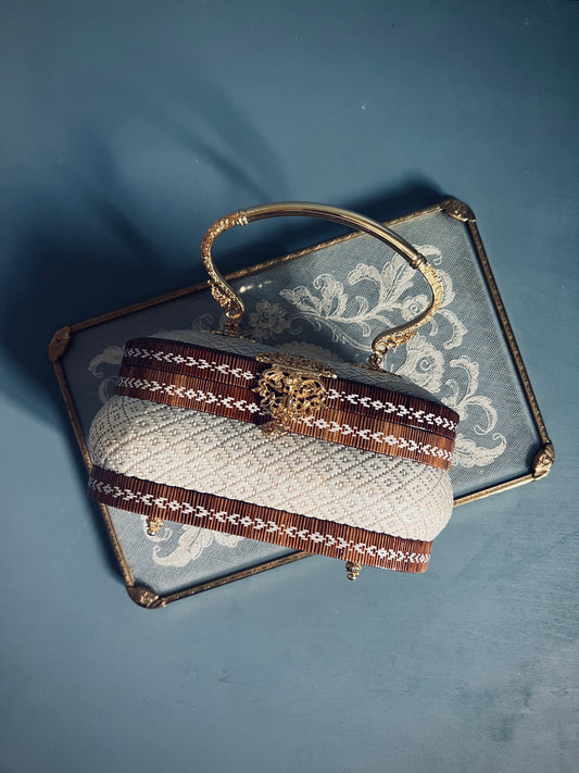 Soeru ヤーンリパオバッグGR2507|ソフトタイプ(ブラック/タイ伝統工芸)