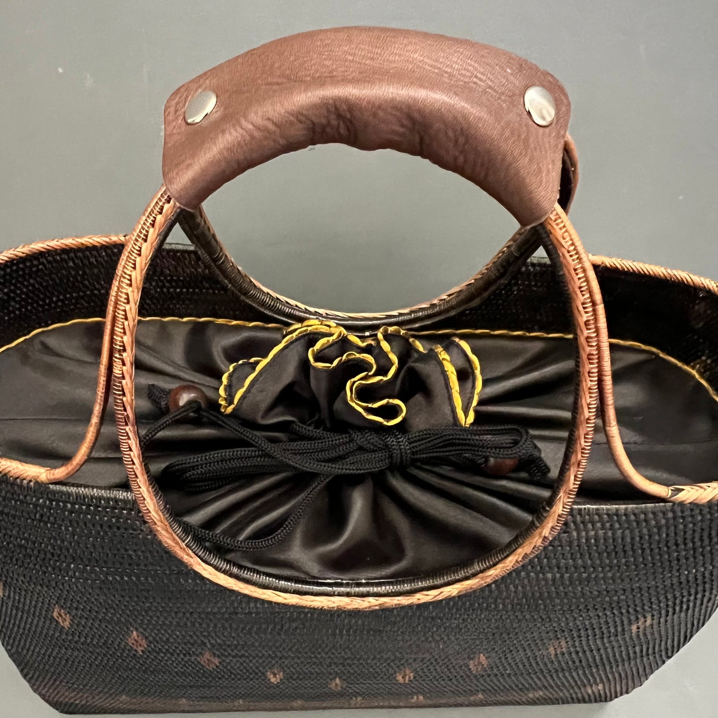 ルアブラウン クラフトハンドバッグ HB2401