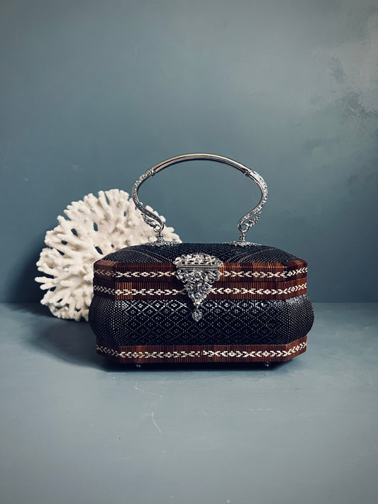 Soeru ヤーンリパオバッグ ソフトタイプ 黒色 タイ伝統工芸