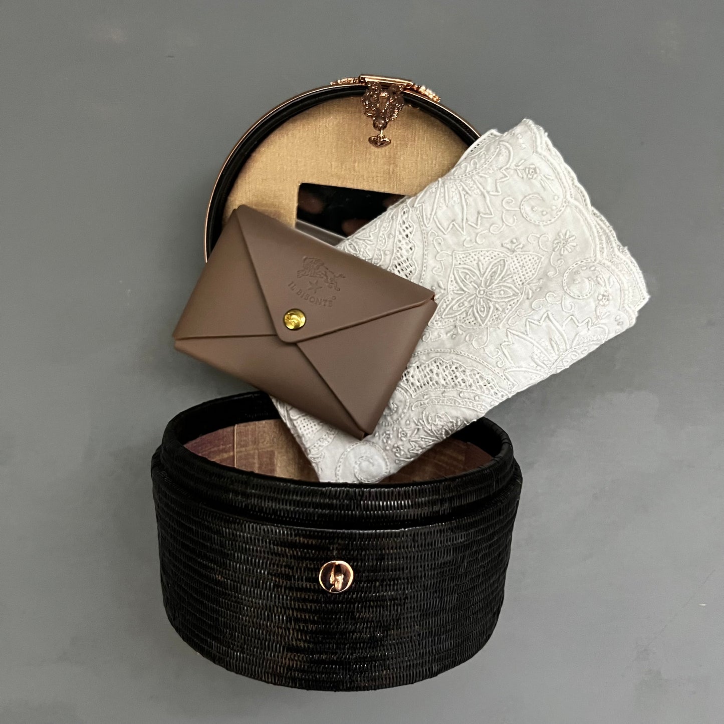 ミニノアール ピンクゴールドバッグ PR2413