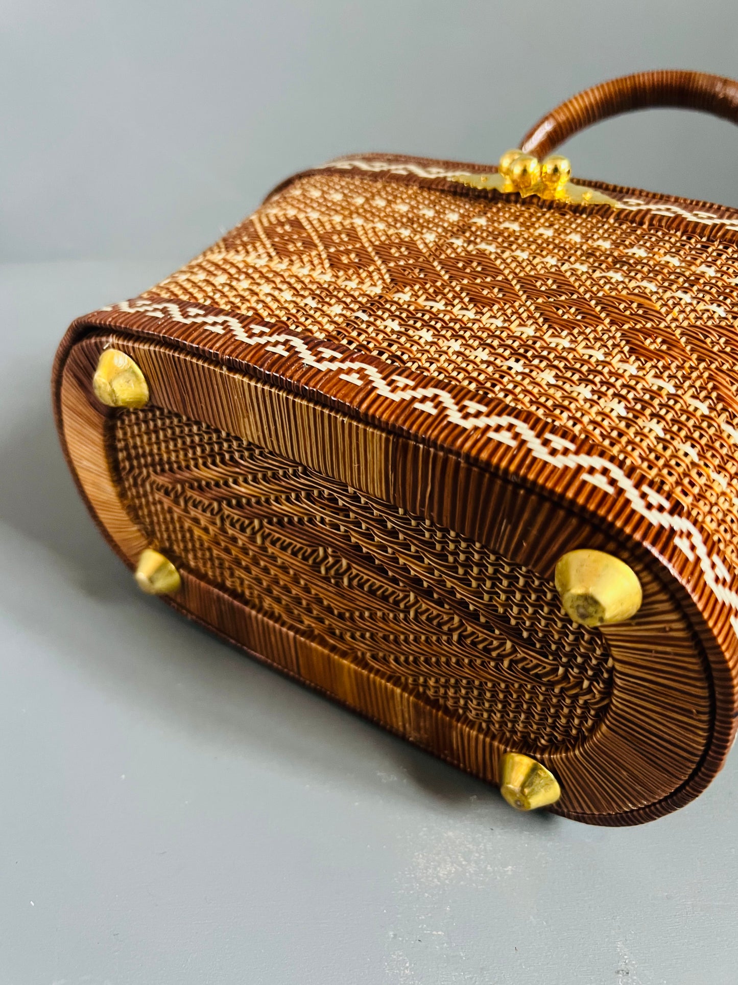 Soeru ヤーンリパオバッグCR2505|ソフトタイプ(ブラウン/タイ伝統工芸)