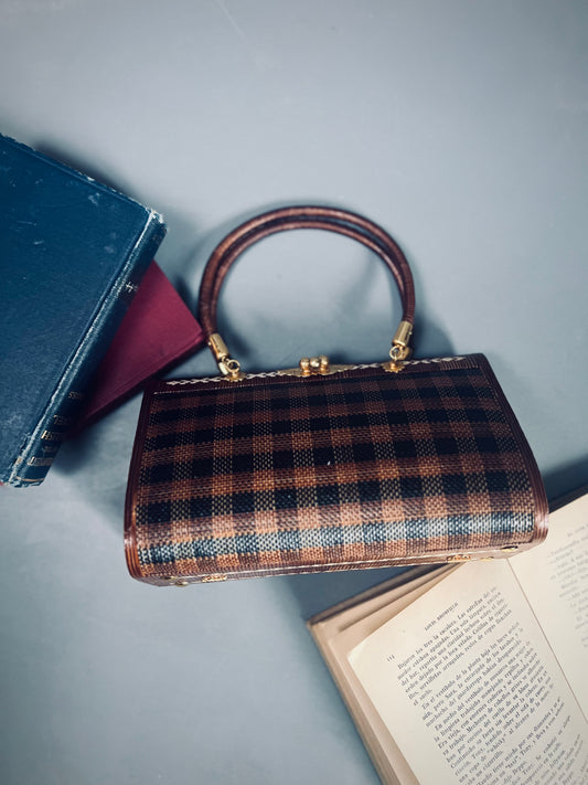 Soeru ヤーンリパオバッグCR2602｜ソフトタイプ（ブラウン／タイ伝統工芸）