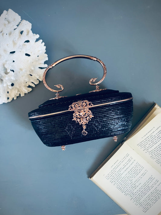 Soeru ヤーンリパオバッグPR2601｜ハードタイプ（ブラック／タイ伝統工芸）