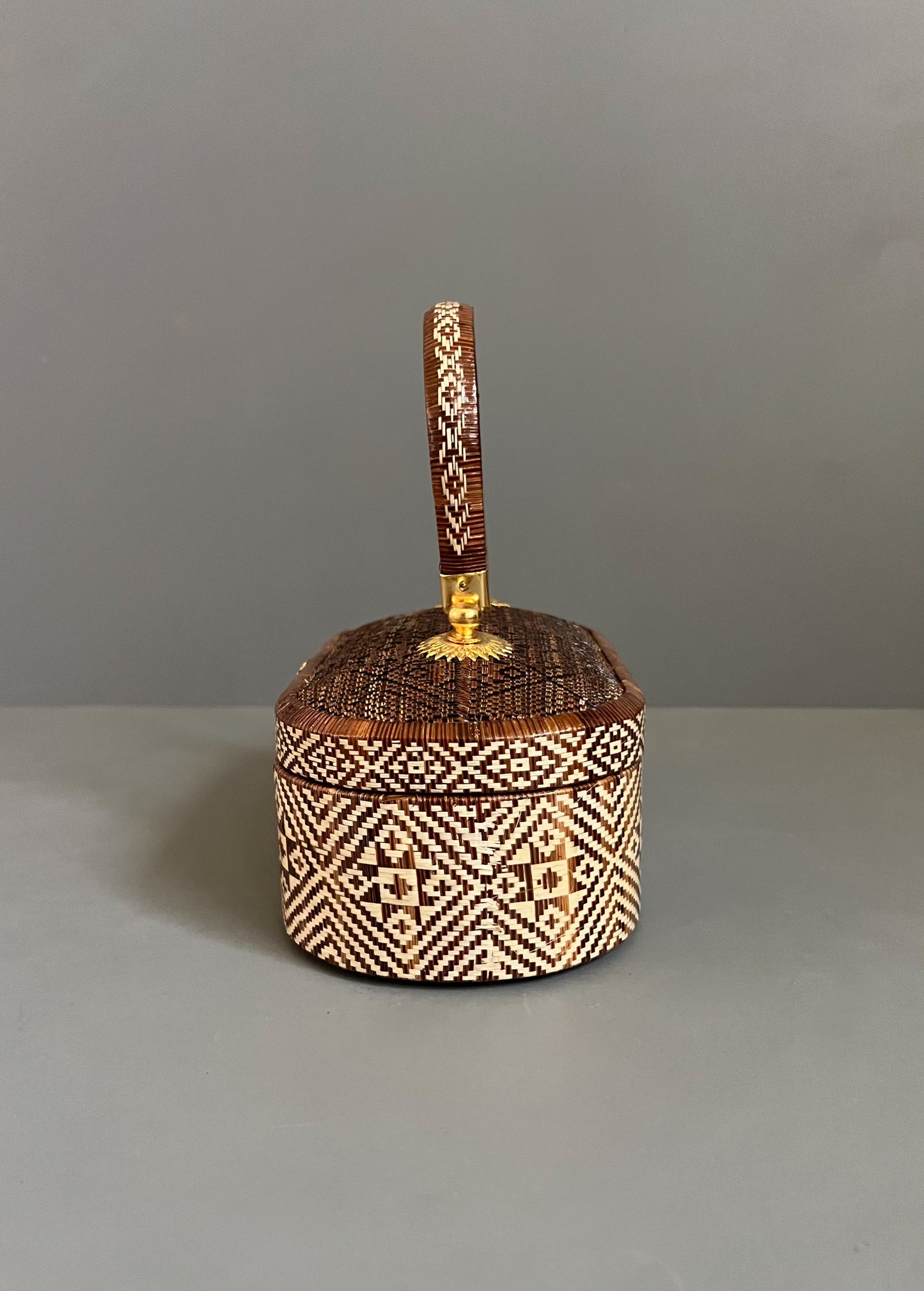 Soeru ヤーンリパオバッグ ソフトタイプ 茶色 タイ伝統工芸